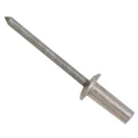 RS PRO Steel Dome Head Sealed Blind Rivet 4.8 mm Diameter, 12 mm Length, Plain Finish 206-7741