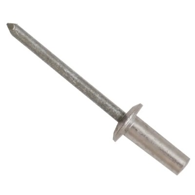 RS PRO Steel Dome Head Sealed Blind Rivet 4.8 mm Diameter, 12 mm Length, Plain Finish 206-7741