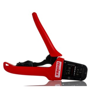 Molex Premium Grade Hand Crimp Tool Ergonomic Ratchet Mechanism Interchangeable Dies Sweden 638192900