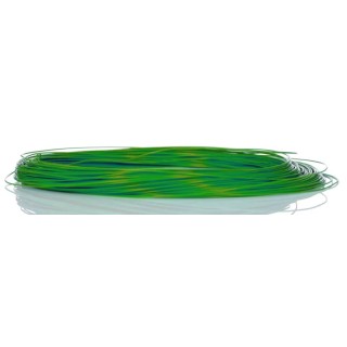 RS PRO Green Hook Up Wire, 30 AWG, 1 x 0.25 mm Silver Plated Copper Conductor, Ethylene Tetrafluoroethylene 207-7145