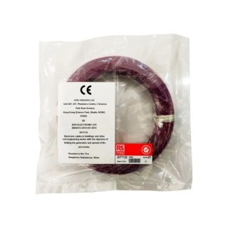RS PRO Purple Hook Up Wire 30 AWG Silver Plated Copper 50 m Ethylene Tetrafluoroethylene 207-7152