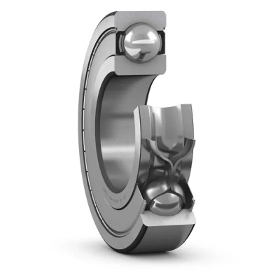 SKF Single Row Deep Groove Ball Bearing 90 mm ID, 190 mm OD, 43 mm Race Width, Shielded 6318-2Z