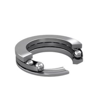 SKF 1 Row Thrust Ball Bearing 25 mm ID, 47 mm OD, 16.7 mm Width, Sheet Metal Cage, Steel Balls 53205
