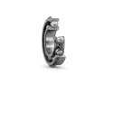 SKF Single Row Deep Groove Ball Bearing 20 mm Inside Diameter, 52 mm Outside Diameter, 15 mm Race Width, Sheet Metal 6304 NR