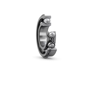 SKF Single Row Deep Groove Ball Bearing 20 mm Inside Diameter, 52 mm Outside Diameter, 15 mm Race Width, Sheet Metal 6304 NR