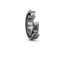 SKF Single Row Deep Groove Ball Bearing 20 mm Inside Diameter, 52 mm Outside Diameter, 15 mm Race Width, Sheet Metal 6304 NR