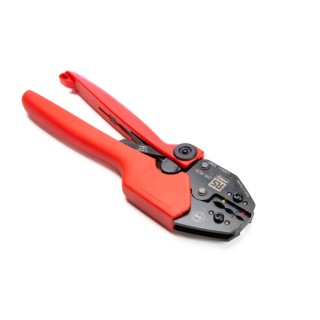 RS PRO Ratchet Crimp Tool for Terminal 10 to 22 AWG 0.5 to 6 mm² Cutting Capacity 256 mm Length Model 208-0636