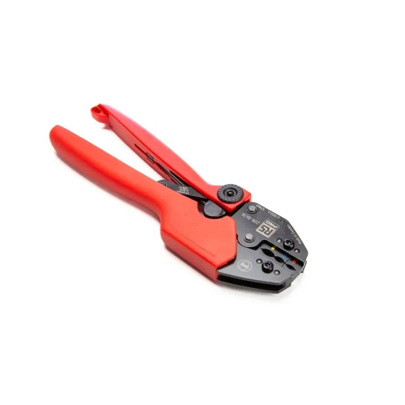 RS PRO Ratchet Crimp Tool for Terminal 10 to 22 AWG 0.5 to 6 mm² Cutting Capacity 256 mm Length Model 208-0636