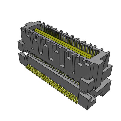 Samtec ASP Series Straight Surface PCB Header, 52 Contacts, 0.64 mm Pitch, 2 Row, Shrouded ASP-129637-13