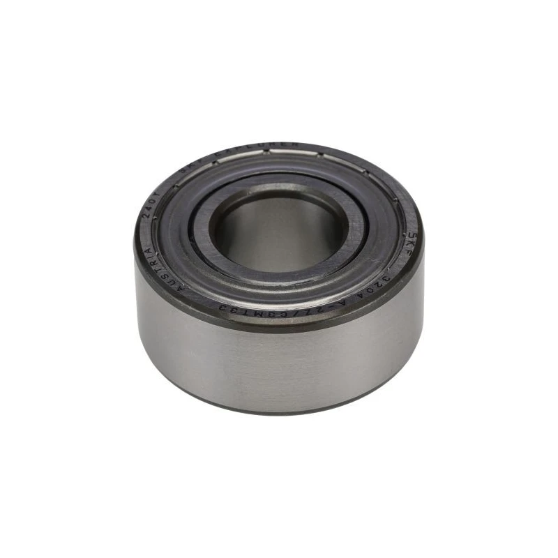 SKF Double Row Angular Contact Ball Bearing 20 mm ID, 47 mm OD, 20.6 mm Race Width 3204 A-2Z/C3MT33