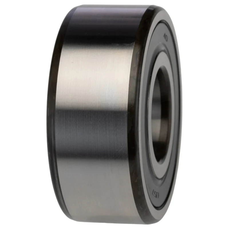 SKF 2 Row Angular Contact Ball Bearing 25 mm ID, 62 mm OD, 25.4 mm Race Width, Sheet Metal Cage, Sealed 3305 A-2RS1TN9/C3MT33
