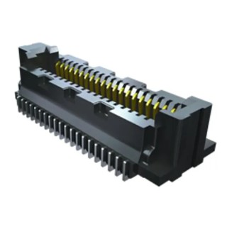 Samtec Straight Surface PCB Socket 100-Contact, 2 Row, 0.5 mm Pitch, 1.6 A Current, Liquid Crystal SS5-50-3.00-L-D-K-TR