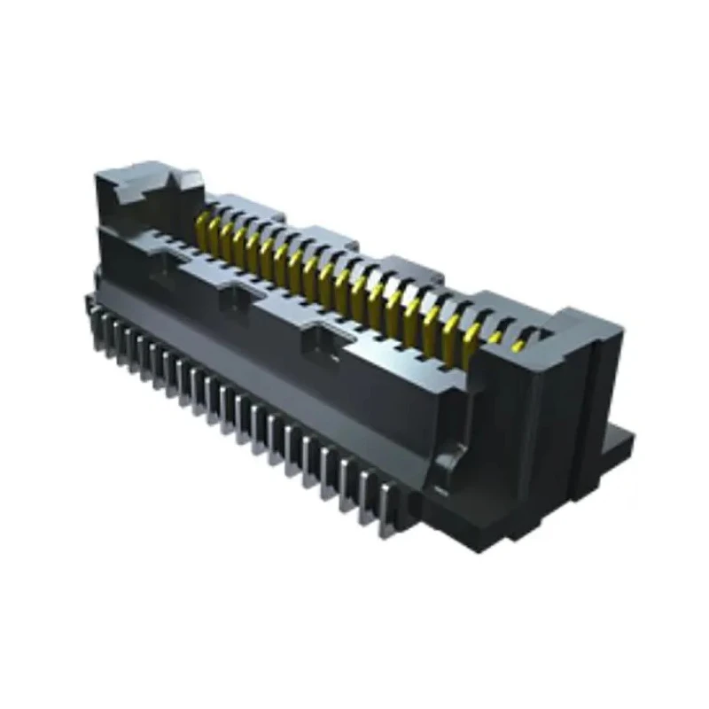 Samtec Straight Surface PCB Socket 100-Contact, 2 Row, 0.5 mm Pitch, 1.6 A Current, Liquid Crystal SS5-50-3.00-L-D-K-TR