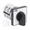 RS PRO Rotary Cam Switch 3 Position 60 ° Angle of Throw Panel Mount 1 Pole Screw Terminal Actuator Knob 20 A 208-3920