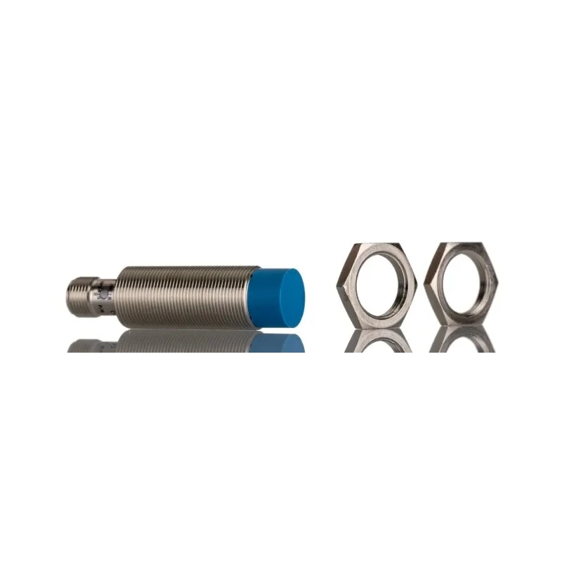 SICK Threaded Barrel Inductive Proximity Sensor M18 x 1, PNP Output, 30 V DC, 12 mm Detection Range IME18-12NPSZC0K