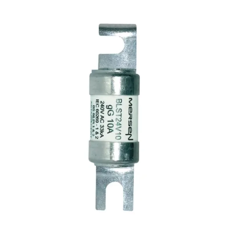 Mersen 10A Offset Tag Fuse 9.4 x 47 mm IEC 60269 gG F Type BLST24V10 G1065688 / BLST24V10