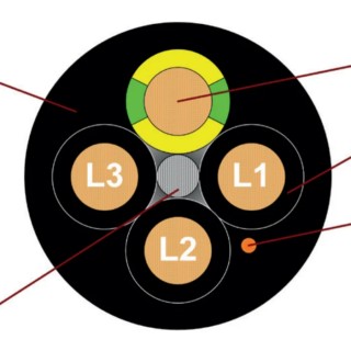 Igus 4 Core 1.5mm² Black Thermoplastic Elastomer Power Cable 1000/600V 70°C 50m CF30