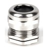 RS PRO Metallic Nickel Plated Brass Cable Gland M25 Thread, 9 mm Min. Cable Diameter, 16 mm Max. Cable Diameter 210-0602
