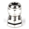RS PRO Metallic Nickel Plated Brass Cable Gland PG9 Thread, 4 mm Min. Cable Diameter, 8 mm Max. Cable Diameter, IP68 210-0615