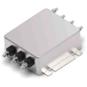 TE Connectivity EMI Filter 3-Phase 20A 440V AC 50Hz 60Hz Chassis Mount Threaded Bolt 25KEBS6AFPD