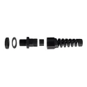 RS Pro Black Polyamide 66 Cable Gland M16 Thread 5 mm Min. 10 mm Max. IP68 210-1324