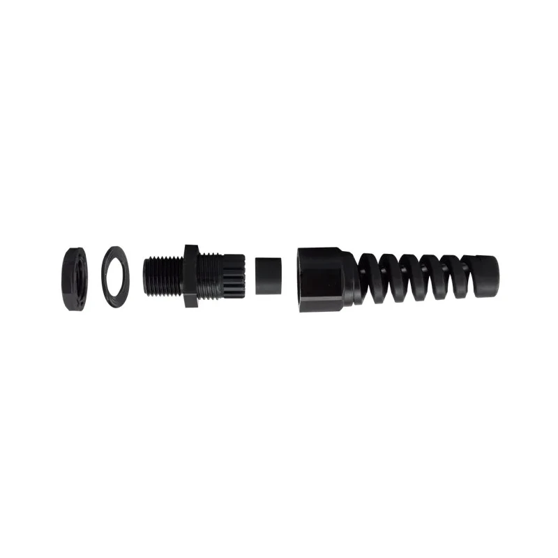 RS Pro Black Polyamide 66 Cable Gland M16 Thread 5 mm Min. 10 mm Max. IP68 210-1324