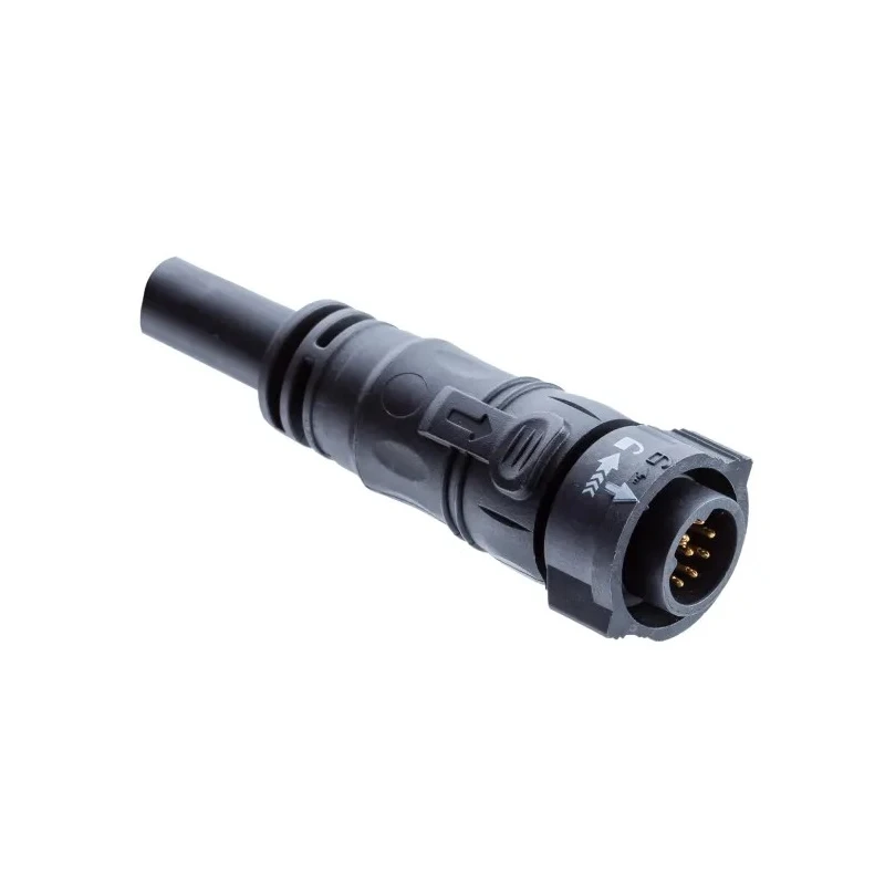 Amphenol Industrial Male 4 Way X Lock C Size Sensor Actuator Cable 1 m CB-04AFMM-QL8D01