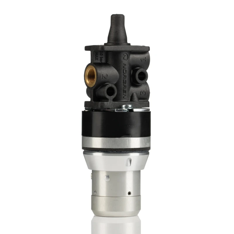 Norgren Pneumatic Manual Control Valve 03 Series Key Operated, G 1/8 Thread, 3/2 Function, Zinc Alloy Body, 10 03041802801