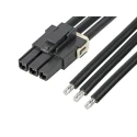 Molex Wire to Board Cable 4 Way Female Mega-Fit to 4 Way Female Unterminated, 600 V, 600 mm, Nylon Jacket 216401-1043