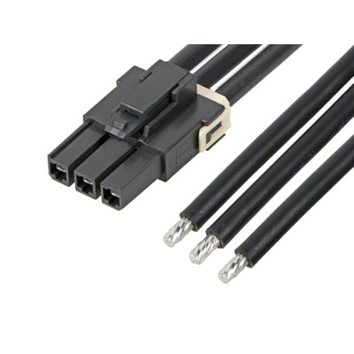 Molex Wire to Board Cable 4 Way Female Mega-Fit to 4 Way Female Unterminated, 600 V, 600 mm, Nylon Jacket 216401-1043