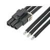 Molex Wire to Board Cable 4 Way Female Mega-Fit to 4 Way Female Unterminated, 600 V, 600 mm, Nylon Jacket 216401-1043