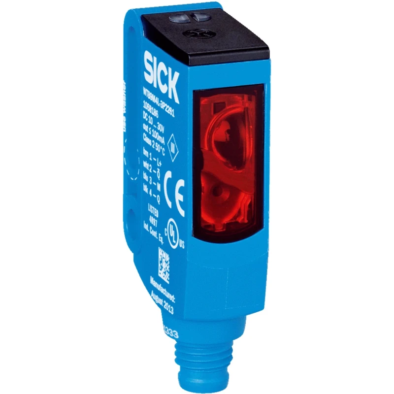 SICK Background Suppression Photoelectric Sensor, Block, 25 mm to 400 mm Detection Range, PNP Output, IP66 WTB9M4L-3P2291