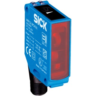 SICK Foreground Suppression Photoelectric Sensor, Block Sensor, 30 mm to 500 mm Detection Range, PNP Output WTF12-3P1141