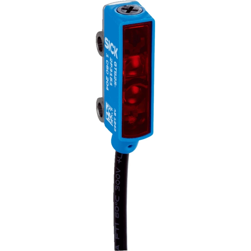 SICK Background Suppression Photoelectric Sensor, Block Sensor, 2 mm to 120 mm Detection Range, NPN Output, IP67 GTB2S-N1451