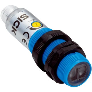 SICK Background Suppression Photoelectric Sensor Barrel Sensor 10 mm to 350 mm Detection Range PNP Output IP67 VTB180-2F32417