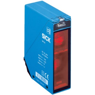 SICK Background Suppression Photoelectric Sensor, Block Sensor, 100 mm to 2.5 m Detection Range, NPN/PNP Output, 30V IP69K