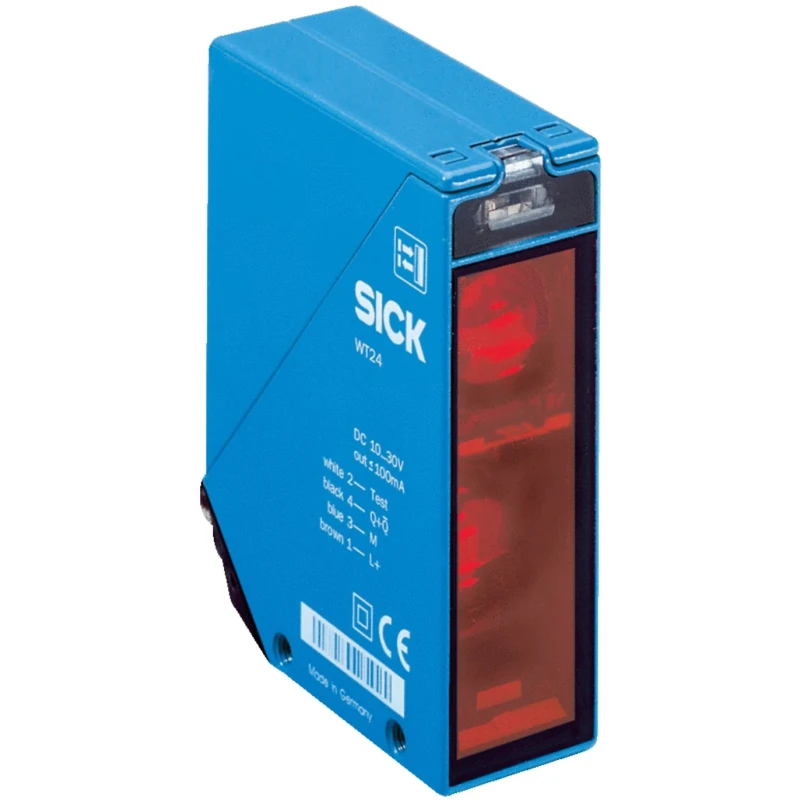 SICK Background Suppression Photoelectric Sensor, Block Sensor, 100 mm to 2.5 m Detection Range, NPN/PNP Output, 30V IP69K