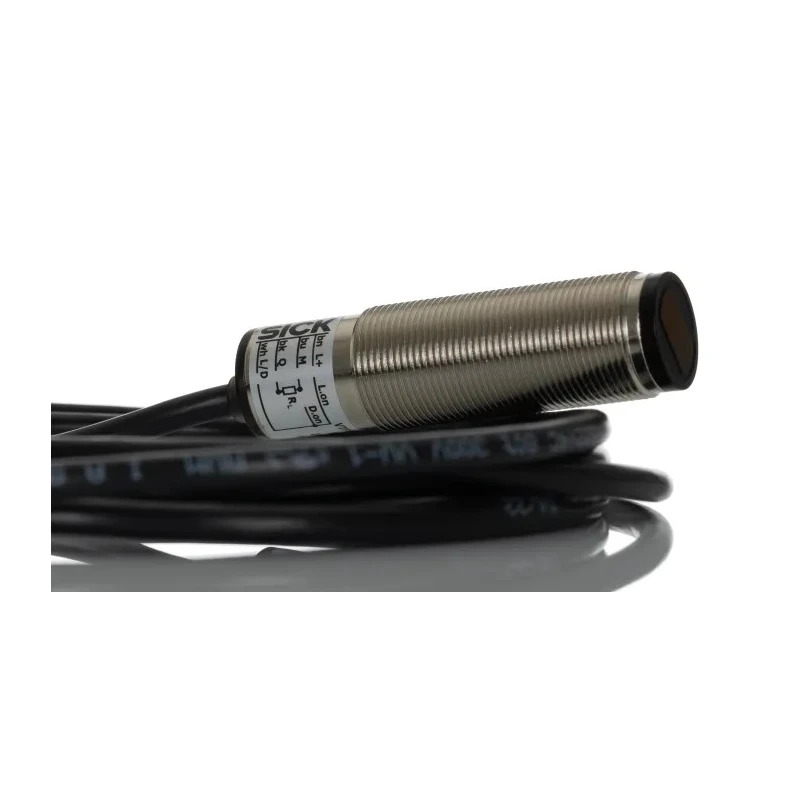 SICK Background Suppression Photoelectric Sensor Barrel Sensor 3 mm to 100 mm Detection Range PNP Output IP67 VTF18-4P1212