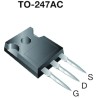 Vishay EF Series N-Channel Power MOSFET, 8.4 A, 600 V, Enhancement Mode, 3-Pin TO-247 SiHG186N60EF-GE3