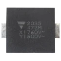 Vishay Single Layer Ceramic Capacitor 3.3 nF 760V AC ±20% Y5U Dielectric, Surface Mount Disc, 125°C Max SMDY1332MY5UDR