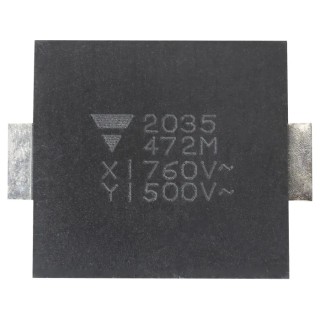Vishay Single Layer Ceramic Capacitor 3.3 nF 760V AC ±20% Y5U Dielectric, Surface Mount Disc, 125°C Max SMDY1332MY5UDR