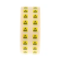 RS PRO Yellow Paper ESD Label Self-Adhesive Anti-Static Symbol Legend 5 mm x 5 mm 211-1247
