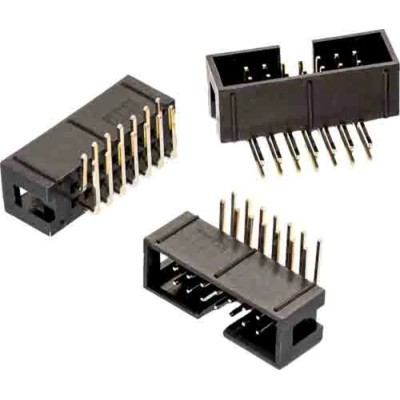 Wurth Elektronik WR-BHD Series Right Angle Through Hole PCB Header, 16 Contacts, 2.54 mm Pitch, 2 Row 612016235221