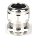 RS PRO Metallic Nickel Plated Brass Cable Gland M25 Thread 9 mm Min. 16 mm Max. IP68 211-6799