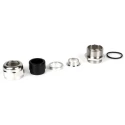 RS PRO Metallic Nickel Plated Brass Cable Gland M25 Thread 9 mm Min. 16 mm Max. IP68 211-6799