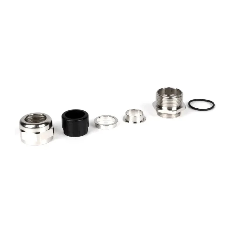 RS PRO Metallic Nickel Plated Brass Cable Gland M25 Thread 9 mm Min. 16 mm Max. IP68 211-6799