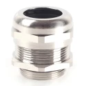 RS PRO Metallic Nickel Plated Brass Cable Gland M32 Thread 18 mm Min., 25 mm Max. Cable Diameter IP68 211-6801