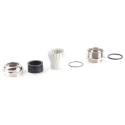 RS PRO Metallic Nickel Plated Brass Cable Gland M32 Thread 18 mm Min., 25 mm Max. Cable Diameter IP68 211-6801