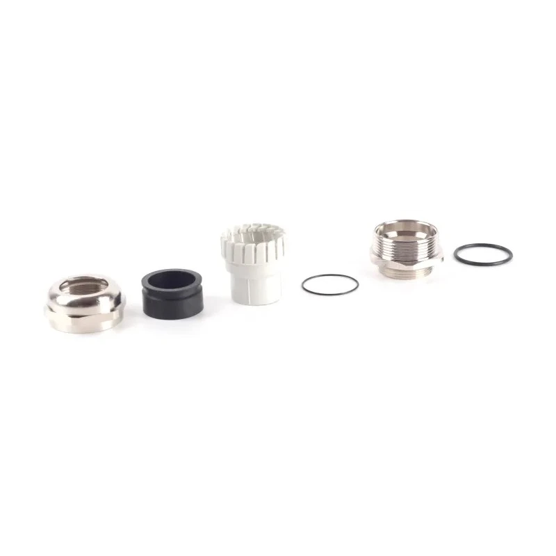 RS PRO Metallic Nickel Plated Brass Cable Gland M32 Thread 18 mm Min., 25 mm Max. Cable Diameter IP68 211-6801