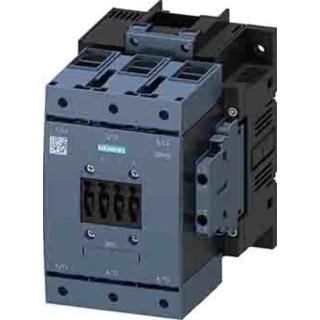 Siemens Size S6, 3RT1 Reversing Contactor 23V AC/DC Coil 3-Pole 115A 55kW 3RT1054-1AB36